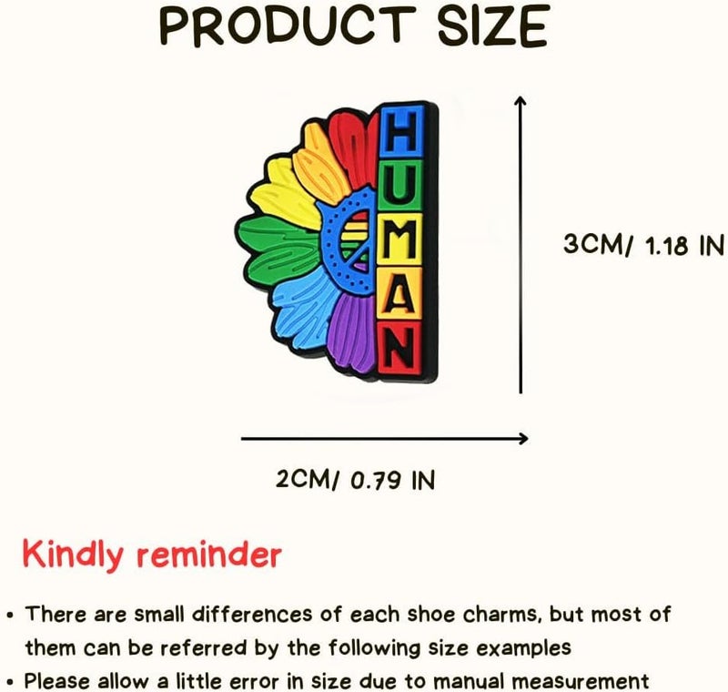 LUCLA Store Cute Shoe Charms for Women Men Adults, Trendy Charms for Shoe Clog Sandals Wristband Bracelet, Shoe Decorations Accessories Party Favors Birthday Gifts - Image 3